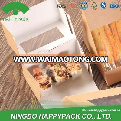 Wholesale Happypack brand take away food container packaging sushi box with window